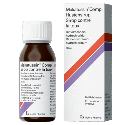 Makatussin Comp cough medicine 50ml authentic German pharmacy